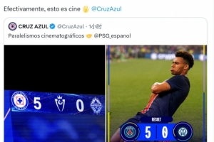 熟悉的劇情！藍(lán)十字中北美冠決賽5-0取勝，社媒與巴黎互動(dòng)