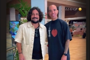 再度重相逢！洛國富曬與塔爾德利合影：很高興再見到你，好兄弟