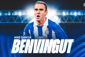 官方：西班牙人免簽阿拉維斯前鋒基克-加西亞