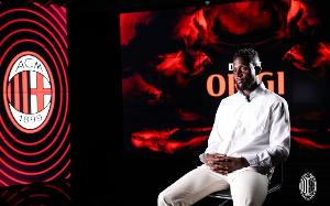 與米蘭談判解約30歲奧里吉上次出場(chǎng)是去年4月，過(guò)去3年進(jìn)3球