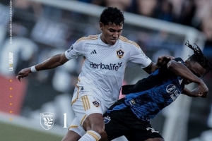 洛杉磯銀河1-1圣何塞地震，羅伊斯破門(mén)&加盟銀河以來(lái)26場(chǎng)5球8助