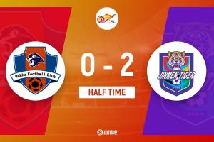 半場-阿代米4分鐘傳射哈達(dá)斯頭球破門 津門虎暫2-0梅州客家