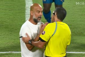 很生氣！DAZN披露瓜帥對裁判抱怨判罰：你在開玩笑吧