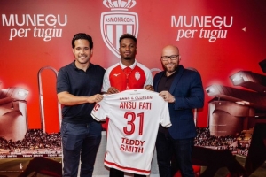 羅馬諾：法蒂租借摩納哥含買斷選項，費用1100萬歐元