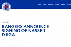 官方：格拉斯哥流浪者租借狼隊(duì)后衛(wèi)吉加，租期一個賽季