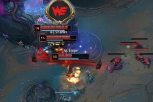 淚目！AL打出0換4完美團(tuán)戰(zhàn)后Shanks亮出了WE隊標(biāo)！