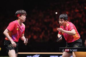 王楚欽/梁靖崑0-3不敵勒布倫兄弟，無緣美國大滿貫?zāi)须p決賽