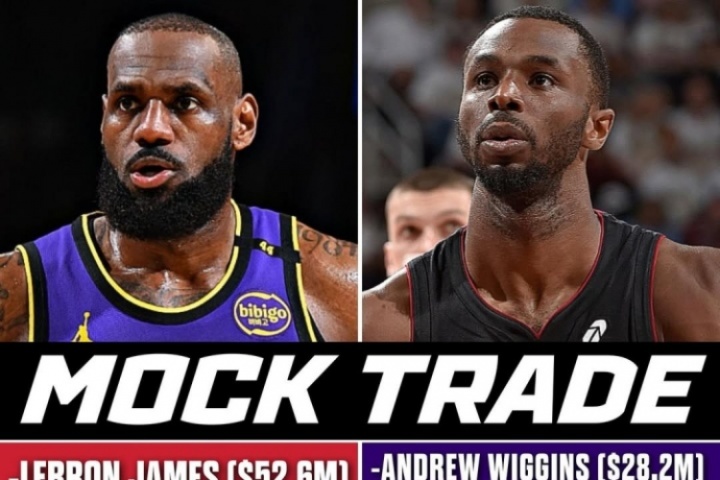 美媒模擬：湖人送出詹姆斯父子+米爾頓得到維金斯+羅齊爾+1首輪