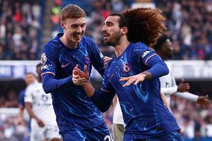 本賽季藍(lán)軍隊內(nèi)射手榜：帕爾默18球居首，恩昆庫15球&杰克遜13球