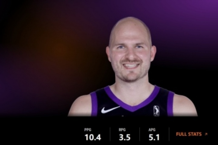 30歲脫發(fā)的痛！國王夏聯(lián)球員慘遭官方特寫禿頂 發(fā)推求放過