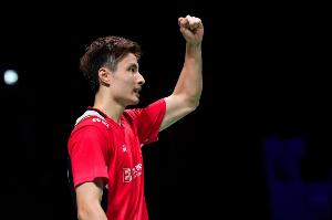 石宇奇直落兩局擊敗王子維，晉級日本羽毛球公開賽男單4強