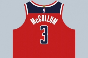 球衣記者：CJ-麥科勒姆在奇才穿3號球衣 隊史上一位的是比爾