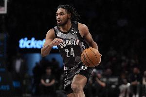 籃網(wǎng)隊(duì)史22歲及以下場(chǎng)均得分：伯納德-金第1 馬布里第2 小火車第3