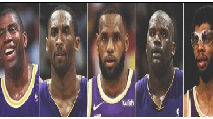 科比+詹姆斯+魔術師+鯊魚+天勾！湖媒曬隊史最佳陣：沒有對手