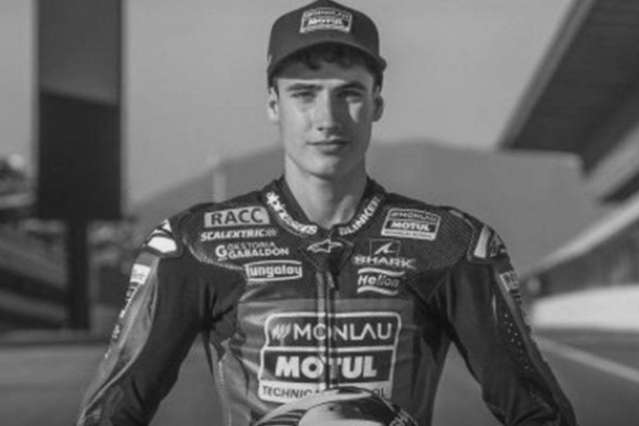 美好人生剛剛開(kāi)始西班牙摩托車手訓(xùn)練時(shí)因事故離世，年僅17歲