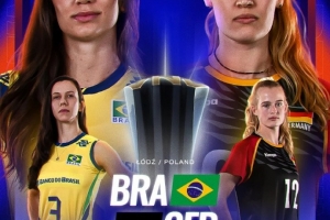 巴西女排3-0完勝德國女排，晉級(jí)世界女排聯(lián)賽四強(qiáng)&將戰(zhàn)日本女排