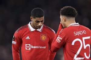 哥倆好！英媒：拉什福德勸說桑喬去維拉，前者對(duì)維拉印象很好