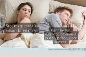 赫伊森社媒打趣有球迷糾結他名字的發(fā)音：女友該懷疑你有外遇了