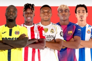 西甲8月最佳球員候選：姆巴佩、亞馬爾領銜，尼科、N-佩佩在列