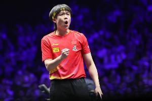 WTT中國(guó)澳門男單1/16決賽，王楚欽3-1戰(zhàn)勝日本選手松島輝空晉級(jí)