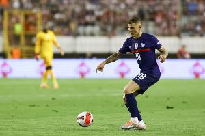 隊報：法國隊左后衛(wèi)人才匱乏，迪涅可能以首發(fā)身份出戰(zhàn)世界杯