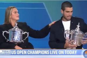 那我走？薩巴倫卡當(dāng)面把阿爾卡拉斯叫成辛納，現(xiàn)場(chǎng)歡樂(lè)十足