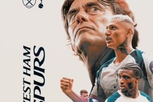 熱刺發(fā)布對陣西漢姆海報(bào)：弗蘭克、理查利森、范德文、庫杜斯出鏡