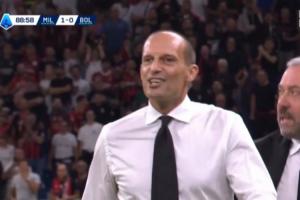 兩連犯規(guī)不給點球阿萊格里暴怒幾乎氣笑，被裁判直紅罰下