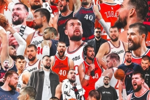 外面全是阿祖！快船曬祖巴茨合集：新賽季主場(chǎng)揭幕戰(zhàn)倒計(jì)時(shí)40天