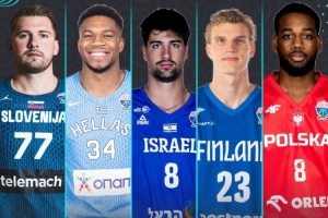 東契奇、申京、字母哥刷屏！官方發(fā)布歐錦賽各項數(shù)據(jù)前五海報