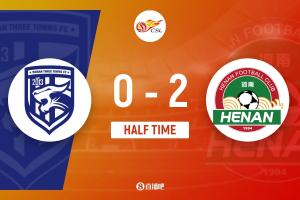 半場-阿奇姆彭頭球破門盧永濤建功帕拉西奧斯中框 河南暫2-0三鎮(zhèn)