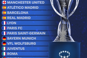 女足歐冠聯(lián)賽階段18強(qiáng)出爐：皇馬、曼聯(lián)、羅馬通過資格賽晉級