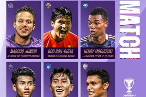 亞冠精英聯(lián)賽首輪最佳候選：破門(mén)申花、蓉城和海港的3名球員入圍