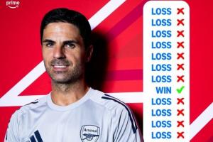 好起來了！阿森納此前各賽事對(duì)曼城16場(chǎng)輸15場(chǎng)，之后連續(xù)6場(chǎng)不敗