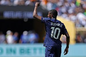 實至名歸！登貝萊上賽季53場35球16助，隨巴黎加冕四冠王