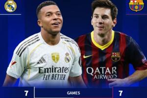 姆巴佩與梅羅最佳賽季開(kāi)局對(duì)比：7場(chǎng)9球1助 7場(chǎng)9球7助 7場(chǎng)8球1助