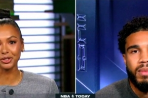 塔圖姆：已逐步增加籃球訓(xùn)練 昨天第一次在球場(chǎng)上練習(xí) 感覺很自如