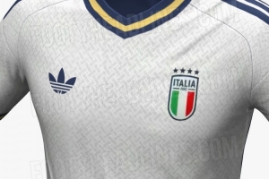 這一身如何？意大利26年世界杯客場球衣諜照：古羅馬柱狀圖案裝飾