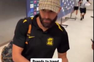 被要求在梗圖上簽名本澤馬輸球后怒懟女記者：你覺得很好玩？