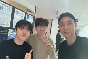 韓跆拳道選手張準(zhǔn)曬Keria與Zeus社區(qū)志愿服務(wù)合照