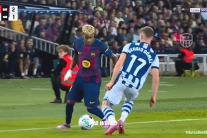 妙到毫巔！亞馬爾牛尾巴穿襠過人，把戈麥斯過“呆”了