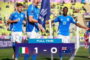 世青賽：意大利U20以1-0擊敗澳大利亞U20，羅馬小將曼尼尼破門