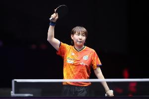 WTT中國大滿貫女單1/16決賽：朱雨玲3比0戰(zhàn)勝高橋-布魯娜晉級16強