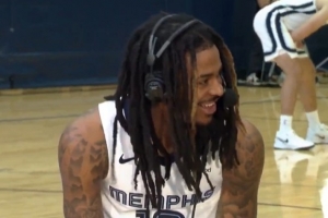 新賽季有什么目標？莫蘭特：保持健康 我想打滿82場常規(guī)賽！