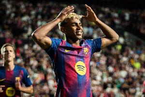 迎來第24場歐冠比賽，亞馬爾成賽事出戰(zhàn)場次最多U19球員