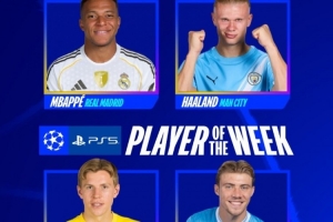 歐冠本周最佳球員候選：姆巴佩、哈蘭德、海于格、霍伊倫