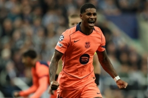 拉什福德參與巴薩本賽季前三粒歐冠進(jìn)球：對陣紐卡2球和本場助攻