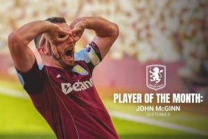 出場4次打進(jìn)2球！維拉官方：隊(duì)長麥金當(dāng)選9月份隊(duì)內(nèi)最佳球員