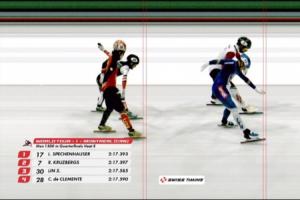 驚險！林孝埈0.005秒絕殺美國選手，闖入短道世巡賽1500米半決賽