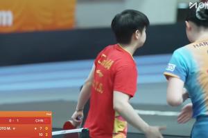 亞錦賽女團決賽：孫穎莎3-0戰(zhàn)勝張本美和，中國隊2-0領(lǐng)先日本